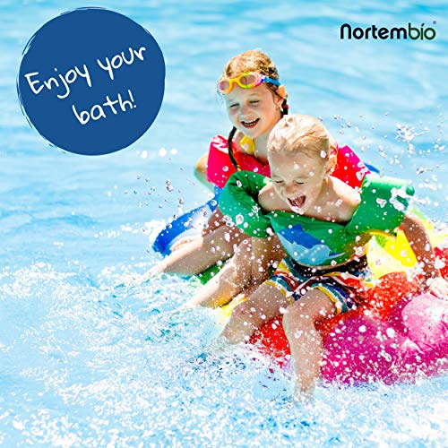 Nortembio Pool pH+ Plus 6,5 Kg, Elevador Natural pH+ para Piscina y SPA. Mejora la Calidad del Agua, Regulador pH, Beneficioso para la Salud.