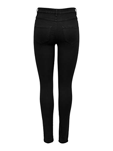 Only Onlroyal High Sk Jeans Pim600 Noos, Jeans Skinny para Mujer, Negro (Black), S (Talla Fabricante:32)