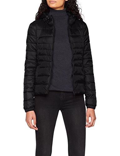 Only Onltahoe Hood Jacket Otw Noos Chaqueta, Negro (Black Black), Small para Mujer