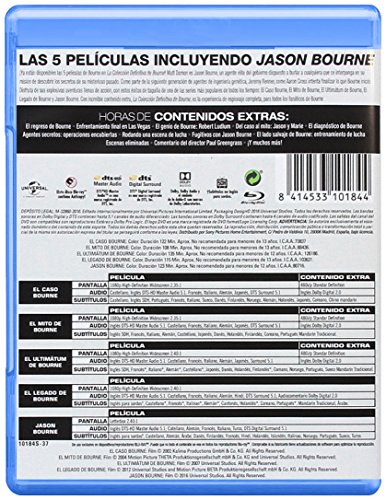 Pack 5 Películas: Jason Bourne (BD) [Blu-ray]