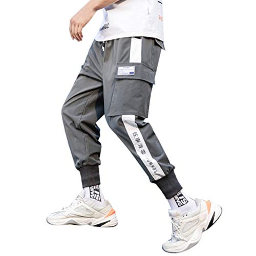 Pantalones Hombre Pantalón Casual para Hombre Moda Casual Trabajo Corta Pantalones Pants Jogging Deportivo Pantalon Fitness Chandal Hombre Pantalones de Playa riou