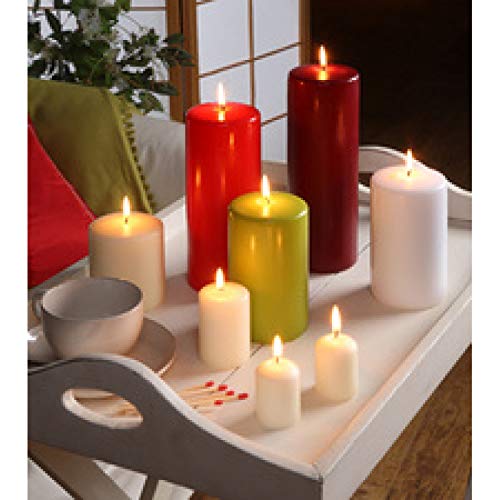 PAPSTAR 17,991 - Conjunto de 6 Velas, 60 x 115 mm, 6 Piezas, Colores: Crema