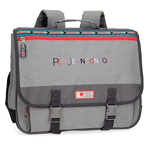 Pepe Jeans Katia Carteron-Mochila para Portátil 13,3" Multicolor 39,5x30,5x16,5 cms Poliéster 19.88L