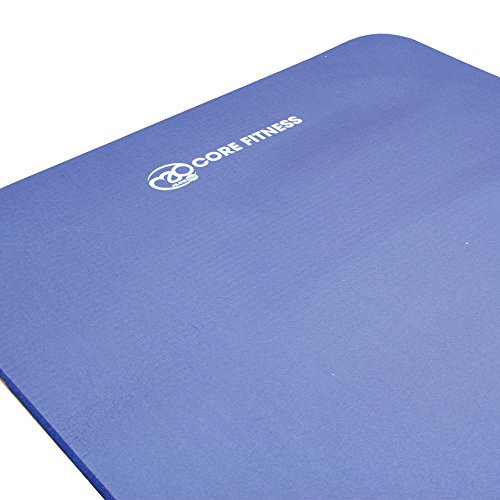 Pilates-Mad Core Fitness Colchoneta, Unisex Adulto, Azul, Talla Única