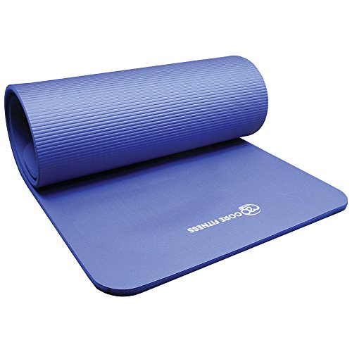 Pilates-Mad Core Fitness Colchoneta, Unisex Adulto, Azul, Talla Única