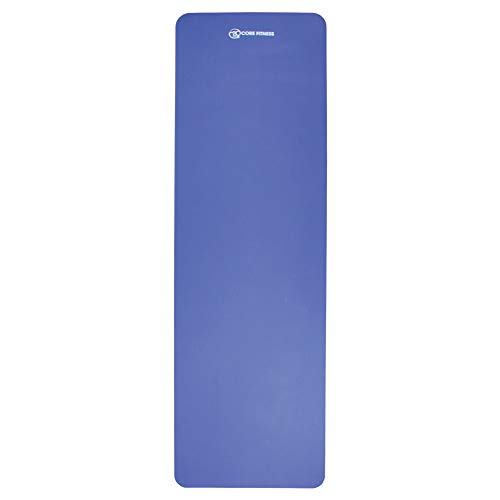 Pilates-Mad Core Fitness Colchoneta, Unisex Adulto, Azul, Talla Única