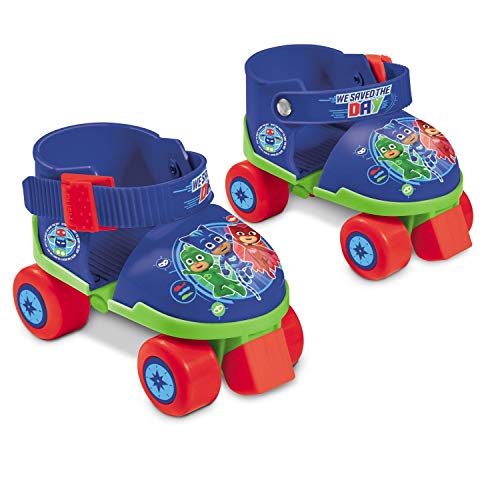 PJ Masks MD-18475 Set Patines y Protecciones, Multicolor, Talla Ajustable