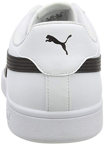 PUMA Smash V2 L, Zapatillas Unisex Adulto, Blanco White Black, 39 EU