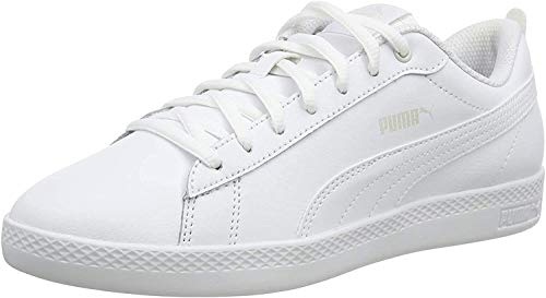 PUMA Smash Wns V2 L, Zapatillas Mujer, Blanco White White, 37 EU