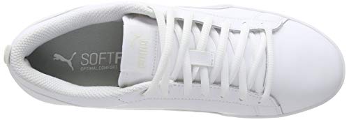 PUMA Smash Wns V2 L, Zapatillas Mujer, Blanco White White, 39 EU