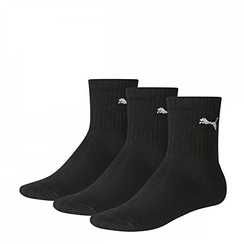 Puma Sport Junior 3P Calcetines, Unisex niños, Black, 027