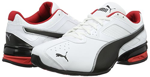 PUMA Tazon 6 FM, Zapatillas de Cross Hombre, Blanco (White/Black Silver), 42 EU