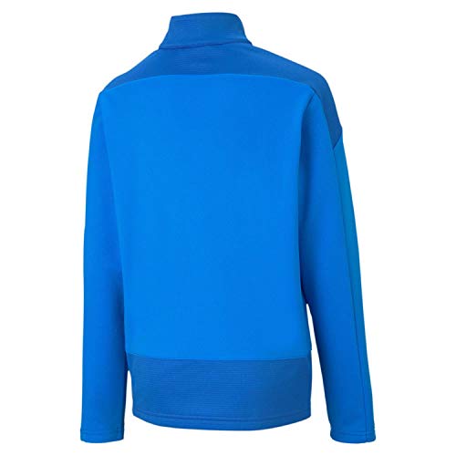 PUMA Teamgoal 23 Training 1/4 Zip Top Jr Sudadera, Niños, Electric Blue Lemonade-Team Power Blue, 140