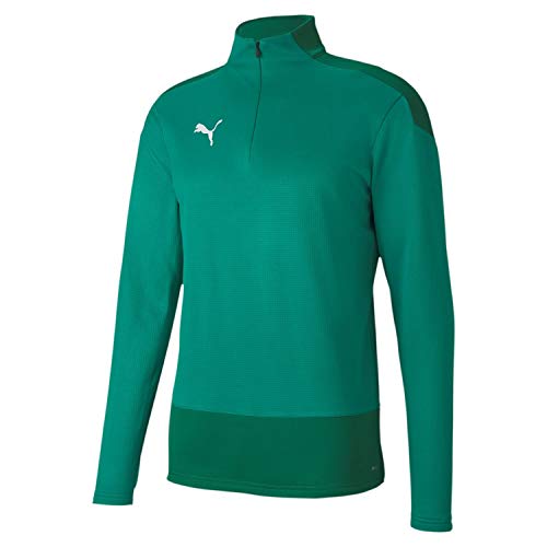 PUMA Teamgoal 23 Training 1/4 Zip Top Sudadera, Hombre, Pepper Green/Power Green, S