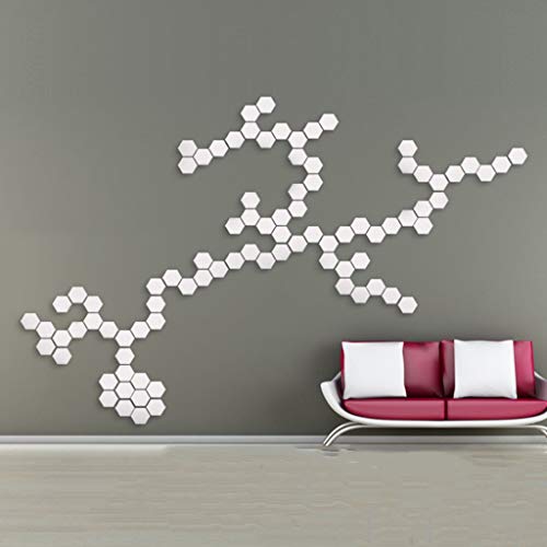 QFFL Paneles de luz Inteligentes Lámpara de Pared LED Lámparas Hexagonales Mini Touch Light Modulares Iluminación Sensible Al Tacto Luz Nocturna Luz Decoración Casera Creativa Lámpara de Pared