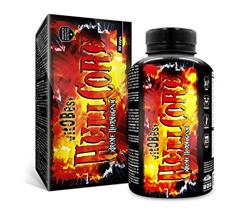 Quemagrasas HELLCORE - Producto de Calidad Optima y Quemagrasas Potente para Adelgazar - Vitobest (N, 90 Caps)