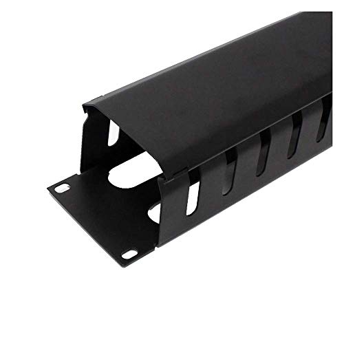 RackMatic - Panel de gestión ordenación de Cables para Armario Rack de 2U x 74 mm