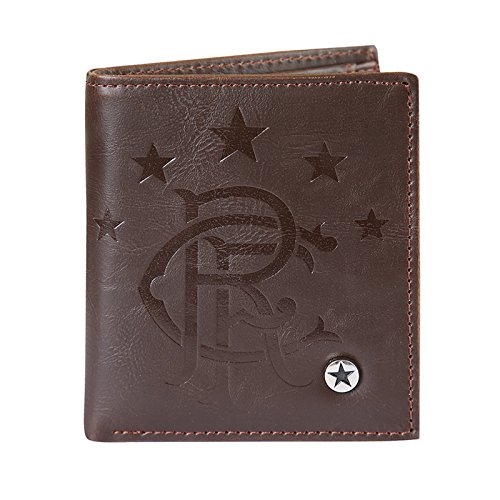 Rangers FC - Cartera oficial - Cuero sintético - Marrón