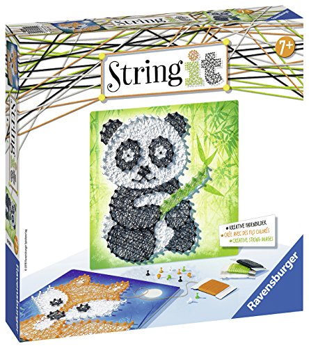 Ravensburger - String it Midi Panda & Zorro ( Ravensburger 18029) , color/modelo surtido