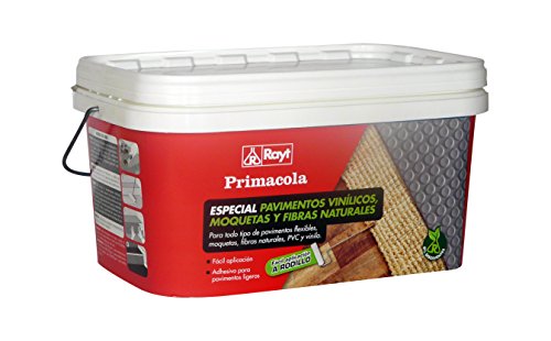 Rayt 1273-23 Primacola C-20 Rodillo. Adhesivo acrílico Especial para pavimentos Flexibles: PVC, moquetas, revestimientos Textiles, Vinilo y Fibras Naturales. SIN disolventes, 5kg