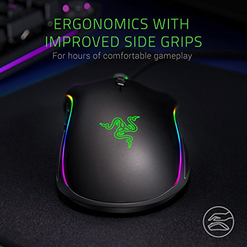 Razer Mamba Elite Paquete que consta de mouse para juegos con cable con Razer Chroma extendido y Mouse Bungee V3 Chroma sistema de cable para mouse sin resistencia