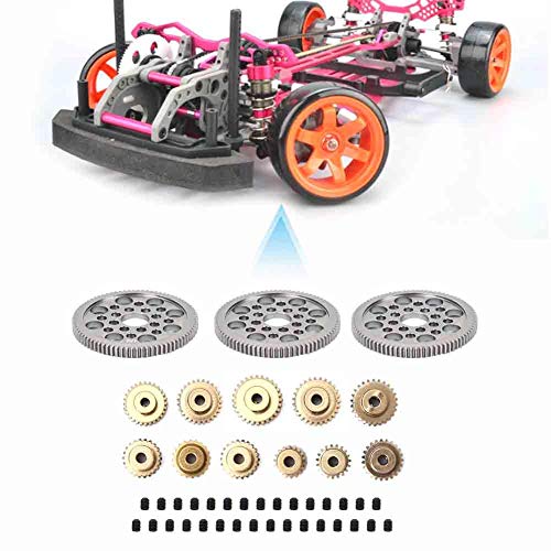 RC Coche Metal Motor Gear para Sakura D3 CS S XI XIS Accesorio para Piezas de Automóvil