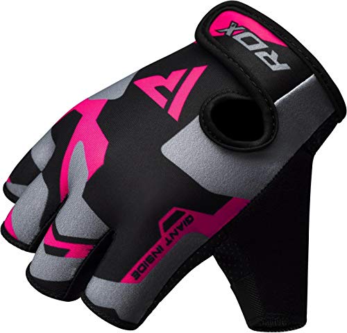 RDX Guantes Gimnasio Pesas Musculacion Guantes Culturismo Fitness Entrenamiento