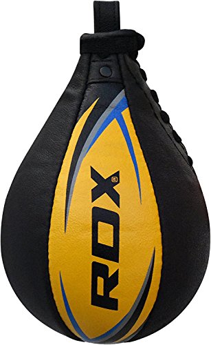 RDX Velocidad Bola Cuero MMA Peras Boxeo Pera Rápida Speed Bag Entrenamiento Gimnasio