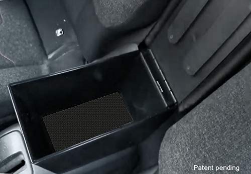 Reposabrazos negro DeLuxe para Citroen C3, montaje de puntos originales, gran portaobjetos.