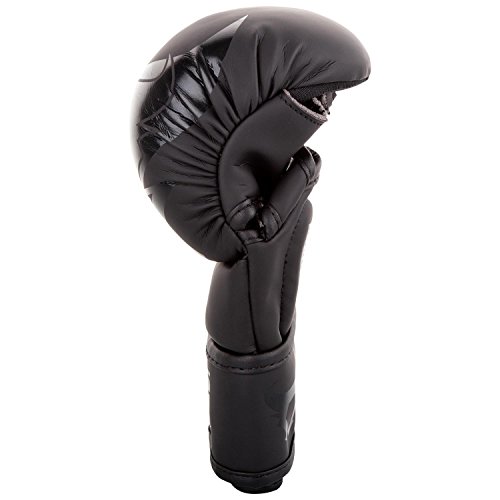 Ringhorns Charger Guantes Sparring de MMA, Unisex Adulto, Negro/Negro, L/XL