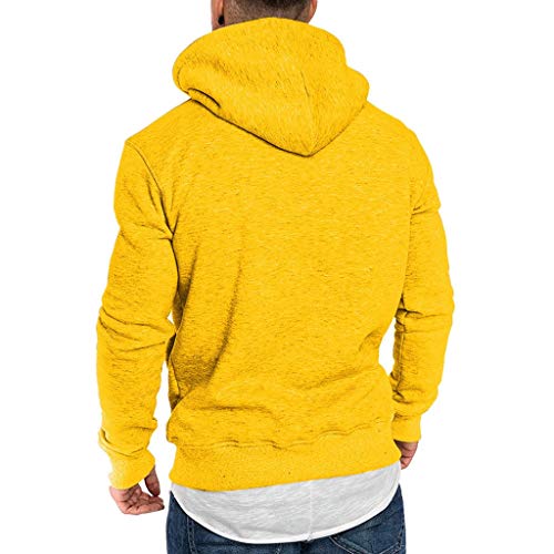 riou ¡Oferta Sudaderas con Capucha para Hombre Cosy Chaqueta Deportiva Sudadera con Cremallera Completa Ecosmart Hoodie Casual Jerséis Top Blouse ¡Caliente!