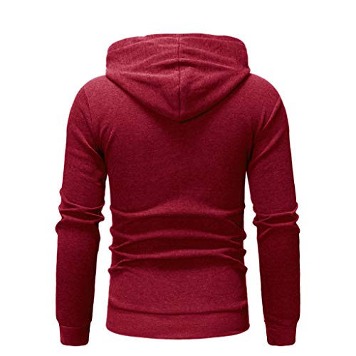 riou ¡Oferta Sudaderas con Capucha para Hombre Cosy Chaqueta Deportiva Sudadera con Cremallera Completa Slim Fit Hoodie Casual Jerséis Adolescente Top Blouse ¡Caliente!