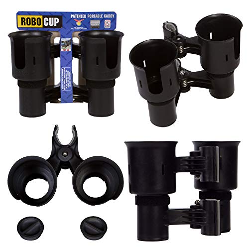 ROBOCUP 12 colores, el mejor soporte para tazas para bebidas, caña de pescar, barco, silla de playa/carrito de golf/silla de ruedas/andador/soporte para micrófono