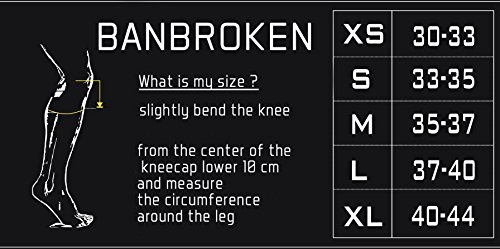 RODILLERAS Black Lifter Banbroken (2 unds) - 5mm Knee Sleeves - Halterofilia, deporte funcional, CrossFit, Levantamiento de Pesas, Running y otros deportes. UNISEX. (L)