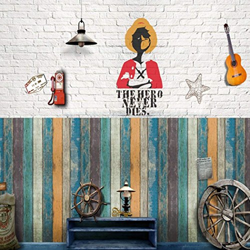 Rústico de madera papel de contacto papel autoadhesivo de vinilo de grano para gabinetes de cocina puerta cajón Backsplash Countertop Pegatina de Pared 45 x 500 cm