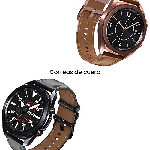 SAMSUNG Galaxy Watch3 - Smartwatch de 45mm, Bluetooth, Reloj inteligente Color Negro, Acero [Versión española] (SM-R840NZKAEUB)