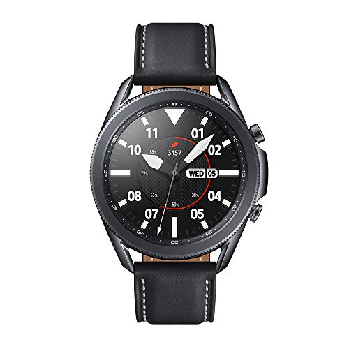 SAMSUNG Galaxy Watch3 - Smartwatch de 45mm, Bluetooth, Reloj inteligente Color Negro, Acero [Versión española] (SM-R840NZKAEUB)