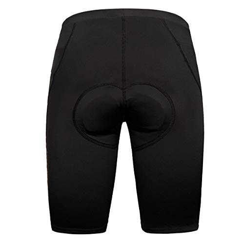 Santic Culote Ciclismo Mujer Corto Culote Bicicleta para Mujer Pantalon Corto Ciclismo con Badana para Mujeres Negro EU XXL