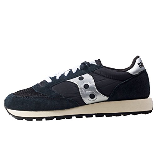 Saucony Jazz Original Vintage, Zapatillas de Cross Unisex Adulto, Negro (Black/White), 44.5 EU