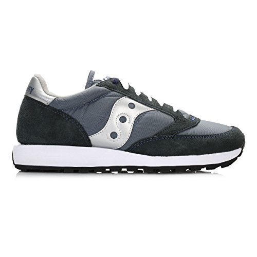 Saucony Jazz Original-W, Zapatillas, Azul (Navy/Silver), 35.5 EU