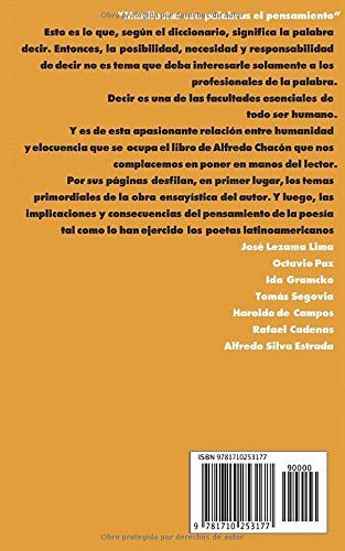 Ser al decir: El pensamiento de la poesía en siete poetas latinoamericanos (OT editores)