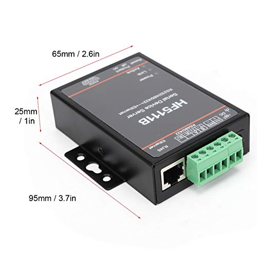 Servidor de dispositivos serie HF-5111B, módulo de comunicación de mensajes cortos RJ45 RS232 / RS485 / RS422 3 en 1 a Ethernet DTU, soporte para dispositivos de comunicación de datos serie 5-18VDC