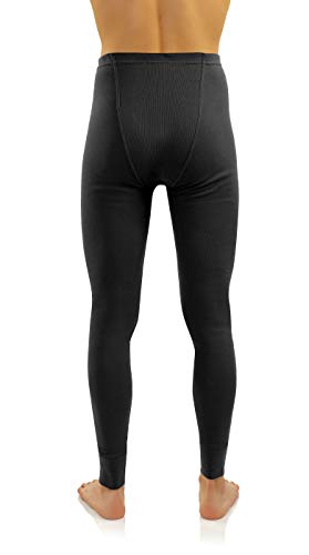 Sesto Senso Hombre Pantalones Largos k1 (Negro, L)