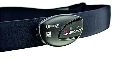 Sigma Sport 20332 Sigma Banda Pectoral Bluetooth/Ant+ Smart R1 Duo Comfortex+, Negro