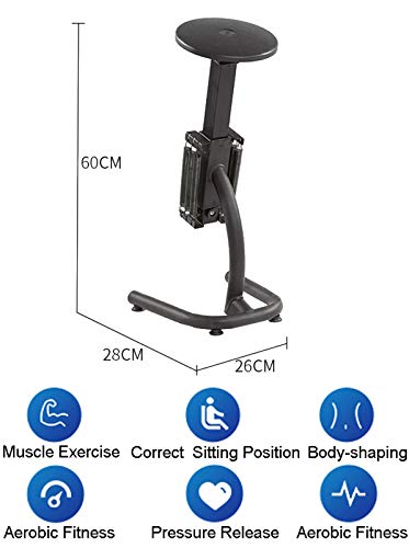 Sissy Squat, Máquinas de Piernas Sentadilla Multifuncional Sissy, Maquinas Fitness para Ejercicios de Cadera/piernas/Abdominales, Altura Ajustable