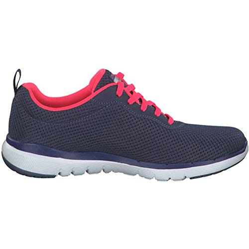 Skechers Flex Appeal 3.0-First Insight, Zapatillas Mujer, Varios Colores (SLTP Black Mesh/Trim), 37 EU