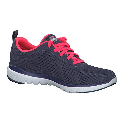 Skechers Flex Appeal 3.0-First Insight, Zapatillas Mujer, Varios Colores (SLTP Black Mesh/Trim), 37 EU