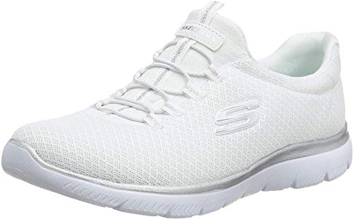 Skechers Summits, Zapatillas Deportivas Mujer, Multicolor (WSL Black Mesh/Trim), 39 EU