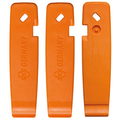 SKS Germany SKS Reifenheber Set Juego de desmontadores de neumáticos, Unisex Adulto, Naranja, 106 x 26,7 x 4,2 mm