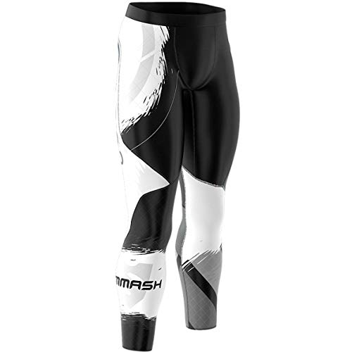 SMMASH Classic Deportivo Largo Leggins Hombre, Pantalones Largo Deporte Dombre por un Gimnasio de Yoga Corrientes, Material Transpirable y Antibacteriano, (M)